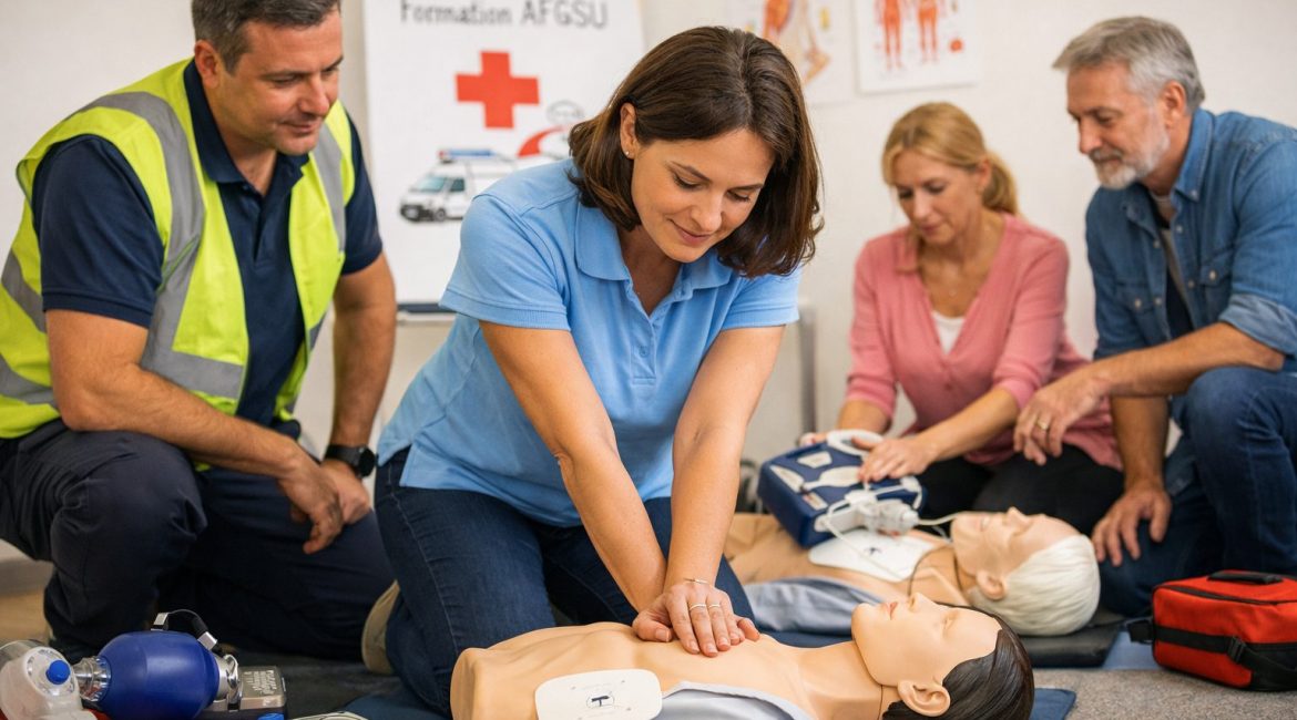 AFGSU 1 à qui s'adresse la formation : exercice de gestes et soins d'urgence