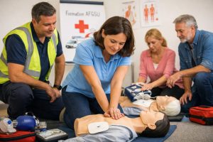 AFGSU 1 à qui s'adresse la formation : exercice de gestes et soins d'urgence