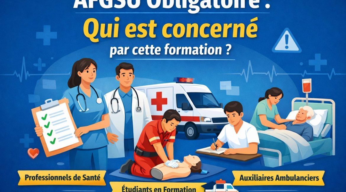AFGSU obligatoire qui est concerné par la formation gestes et soins d’urgence professionnels et étudiants