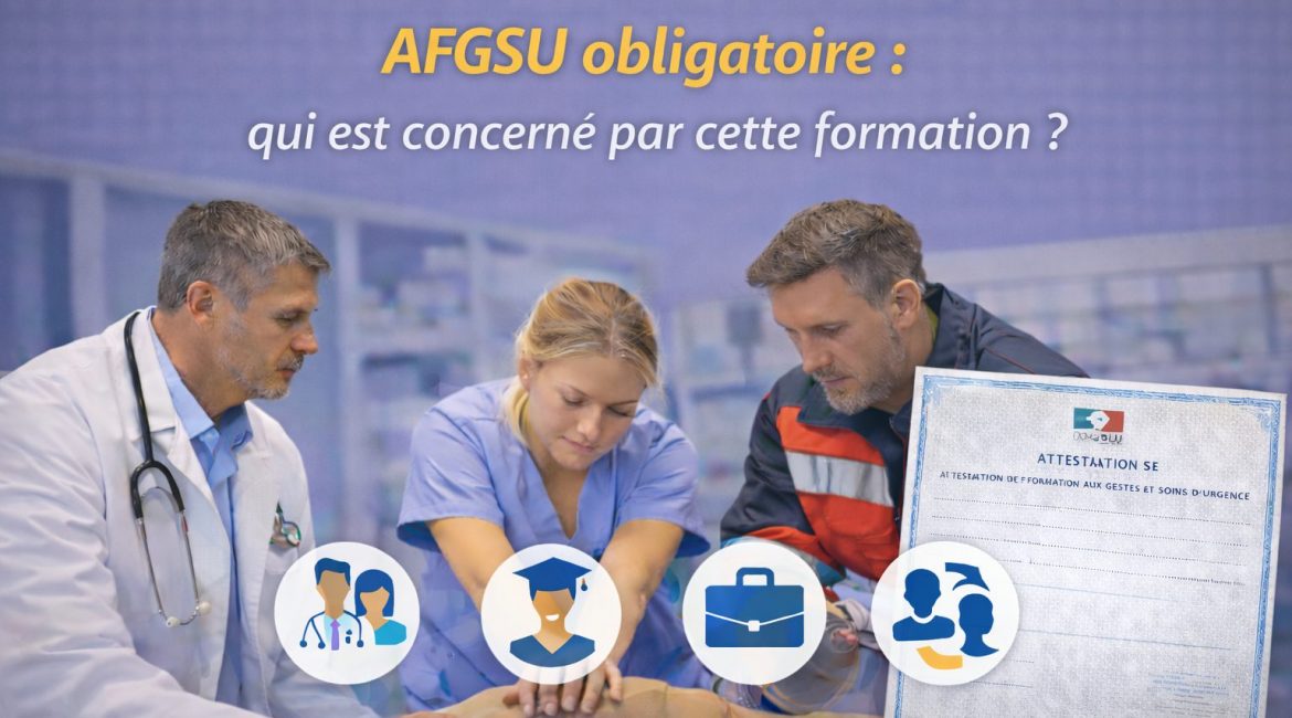 AFGSU obligatoire qui est concerné par cette formation gestes et soins d’urgence