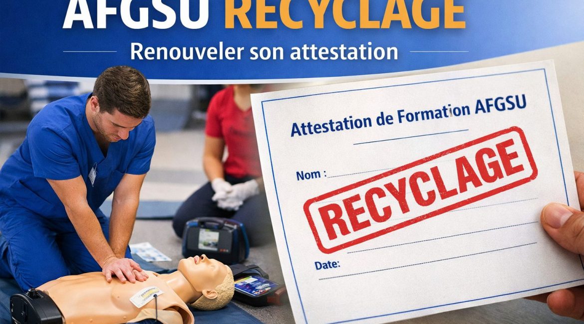AFGSU recyclage renouvellement attestation gestes et soins d’urgence formation