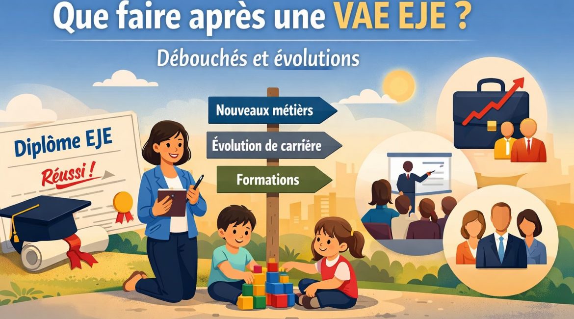 debouches VAE EJE evolutions carriere educateur jeunes enfants que faire apres vae eje