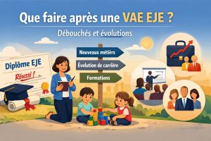 debouches VAE EJE evolutions carriere educateur jeunes enfants que faire apres vae eje