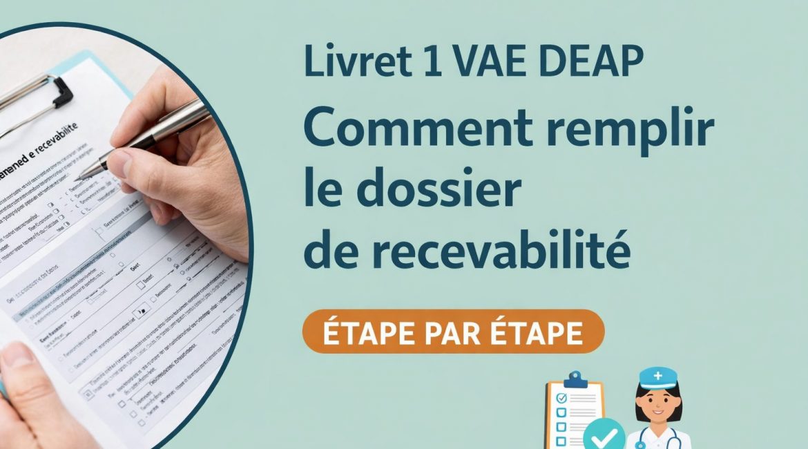 Livret 1 VAE DEAP : comment remplir le dossier de recevabilité étape par étape 1 livret 1 vae deap dossier de recevabilite comment remplir etape par etape