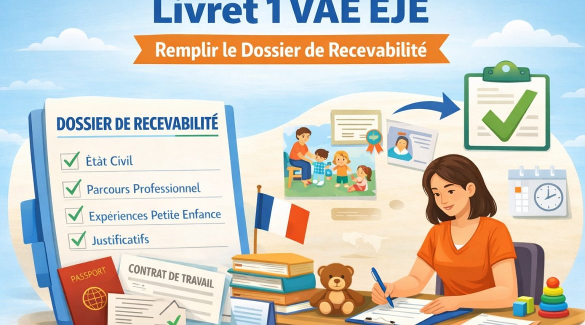livret 1 VAE EJE dossier recevabilité éducateur jeunes enfants