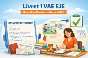 livret 1 VAE EJE dossier recevabilité éducateur jeunes enfants