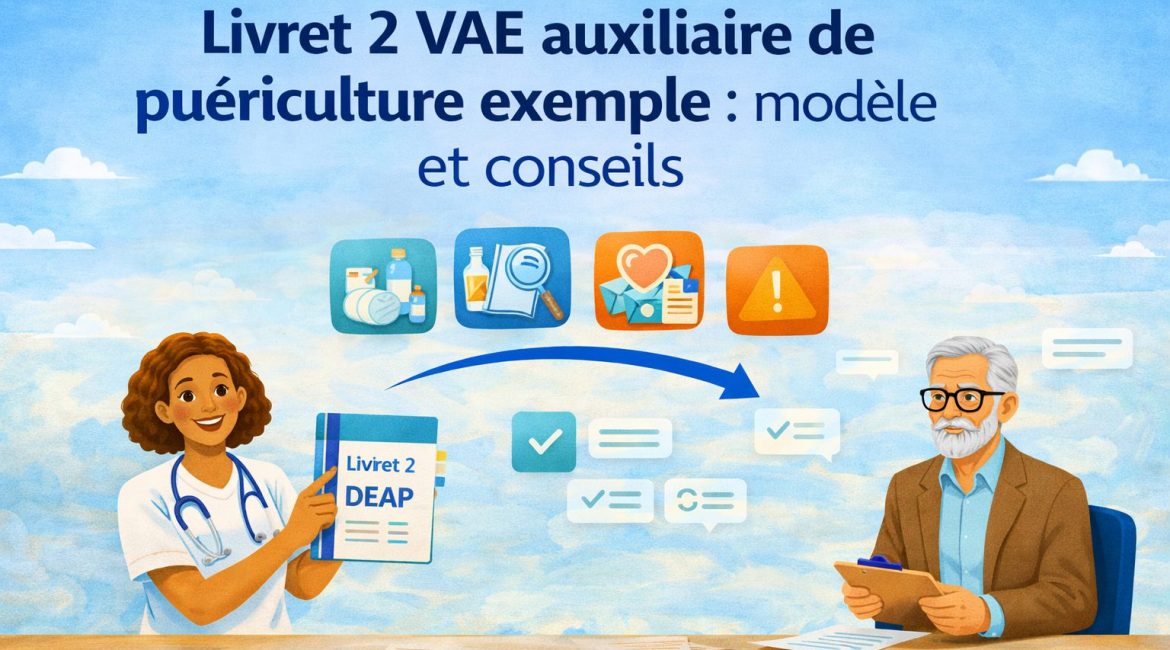 Exemple de livret 2 VAE auxiliaire de puériculture 1 livret 2 VAE auxiliaire de puériculture exemple modèle dossier DEAP et rédaction livret 2