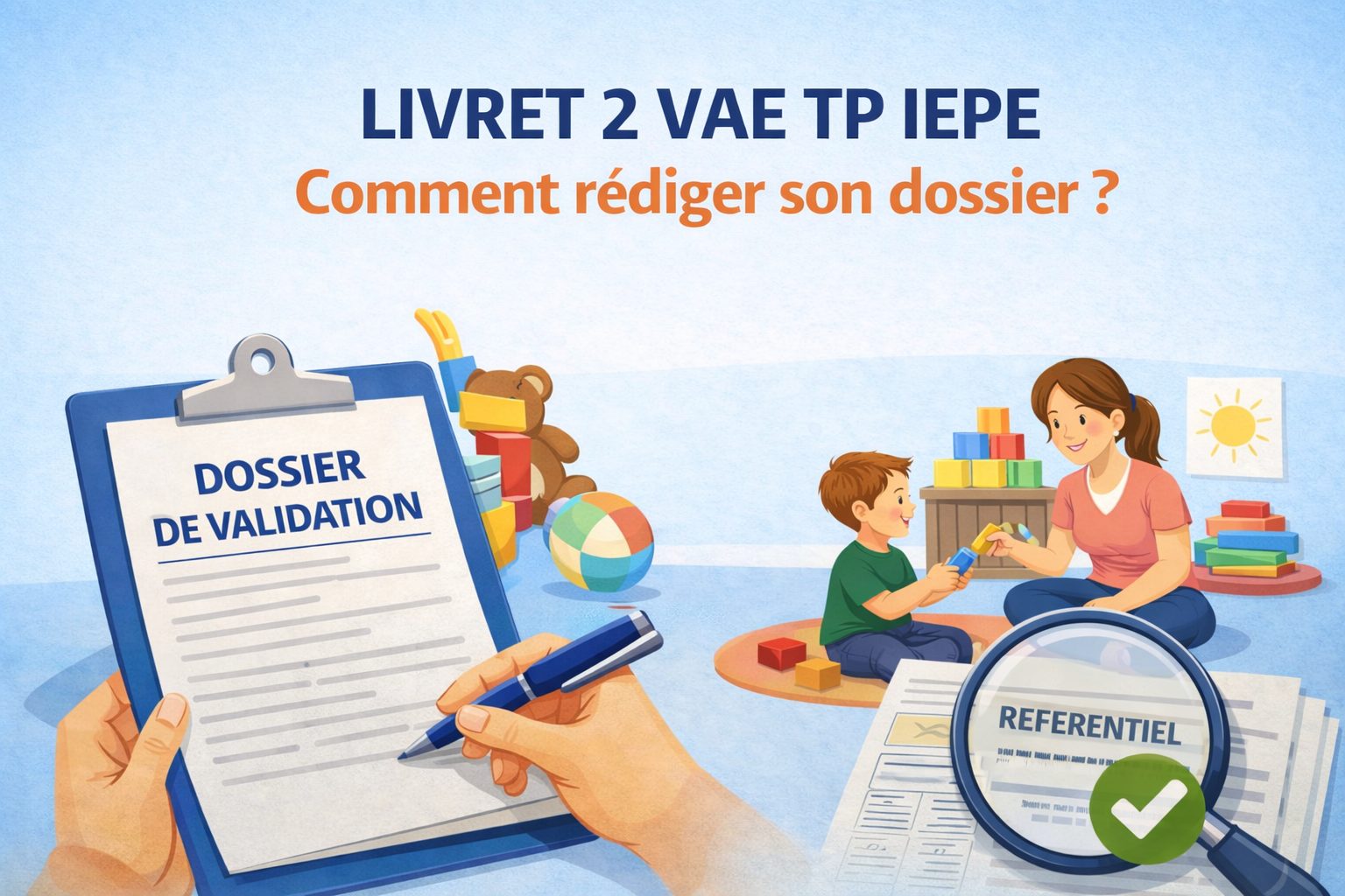 Livret 2 VAE TP IEPE : comment le rédiger efficacement