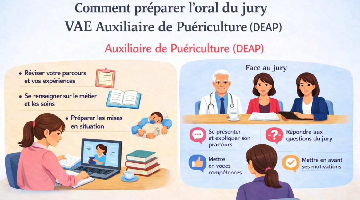oral VAE auxiliaire de puériculture DEAP préparation jury