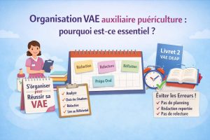 organisation VAE auxiliaire puericulture planning methode livret 2 preparation oral VAE DEAP