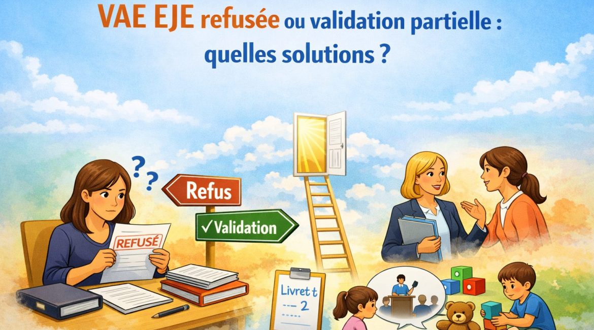VAE EJE refusée ou validation partielle : quelles solutions ? 1 VAE EJE refusée ou validation partielle quelles solutions après un refus de VAE éducateur jeunes enfants
