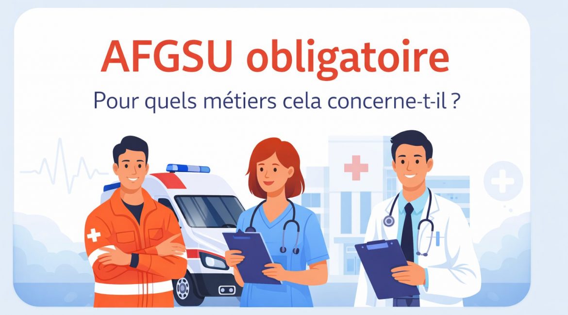 AFGSU obligatoire pour quels métiers : professionnels de santé concernés