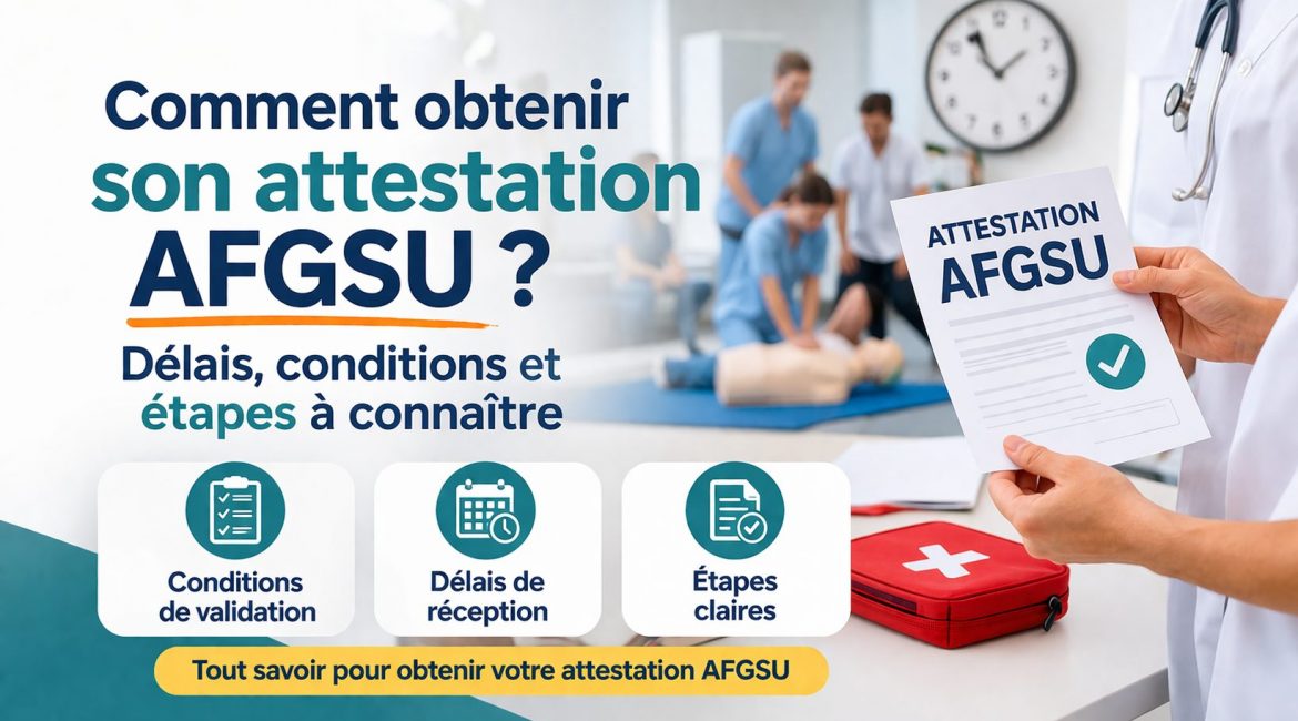 Comment obtenir attestation AFGSU