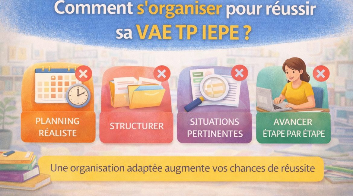 comment s organiser pour reussir sa vae tp iepe