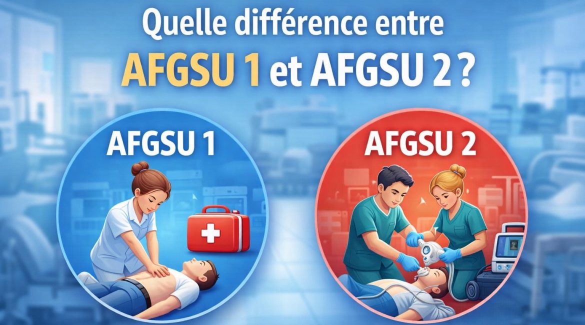 Quelle différence entre AFGSU 1 et AFGSU 2 ? 1 Différence AFGSU 1 et AFGSU 2 gestes et soins d’urgence formation