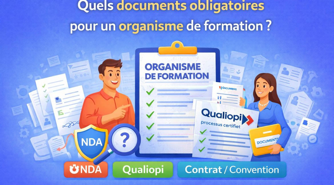 documents organisme de formation – liste des obligations légales