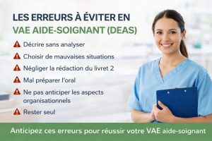 les erreurs à éviter en VAE aide-soignant DEAS