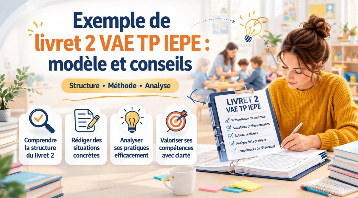 exemple de livret 2 vae tp iepe modele et conseils