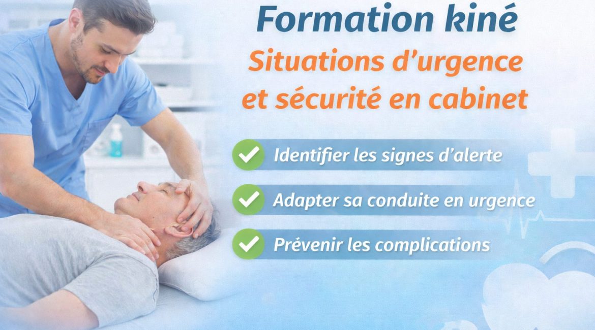 Formation kiné urgence cabinet gestion des situations d’urgence en cabinet de kinésithérapie