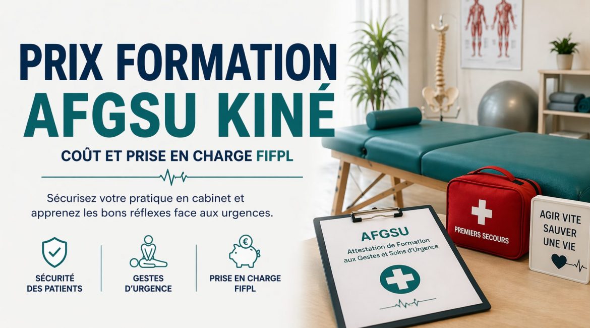 prix formation AFGSU kiné en cabinet avec prise en charge FIFPL