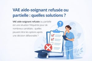 VAE aide-soignant refusée ou partielle solutions après passage devant le jury