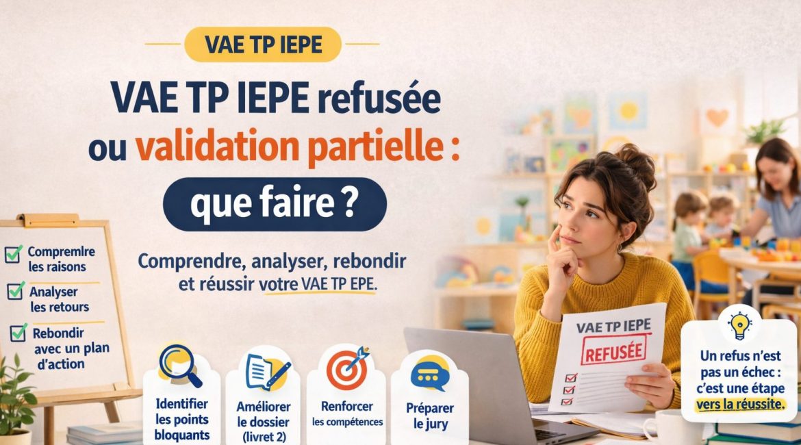 vae tp iepe refusée ou validation partielle que faire