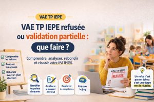 vae tp iepe refusée ou validation partielle que faire