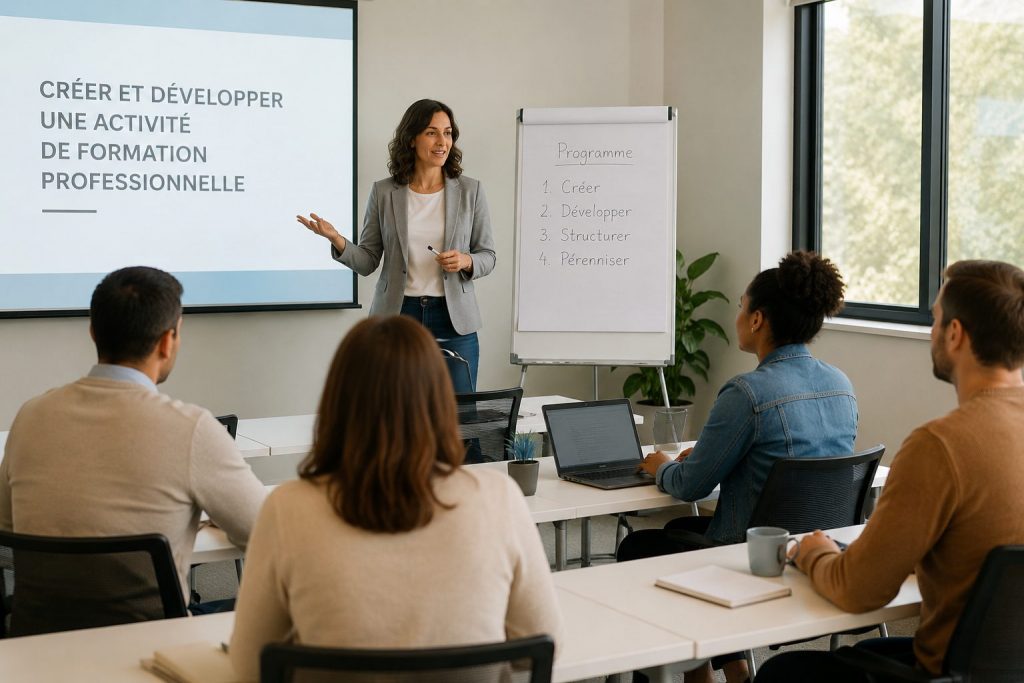 Créer et développer une activité de formation professionnelle RS6977