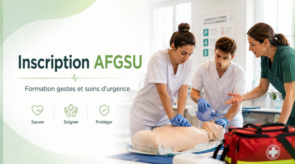 Inscription AFGSU : comment s’inscrire à une formation aux gestes et soins d’urgence ? 1 Inscription AFGSU pour une formation aux gestes et soins d’urgence à Saint-Ouen proche Paris